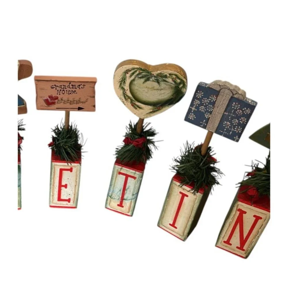 HM Wooden Blocks Christmas 